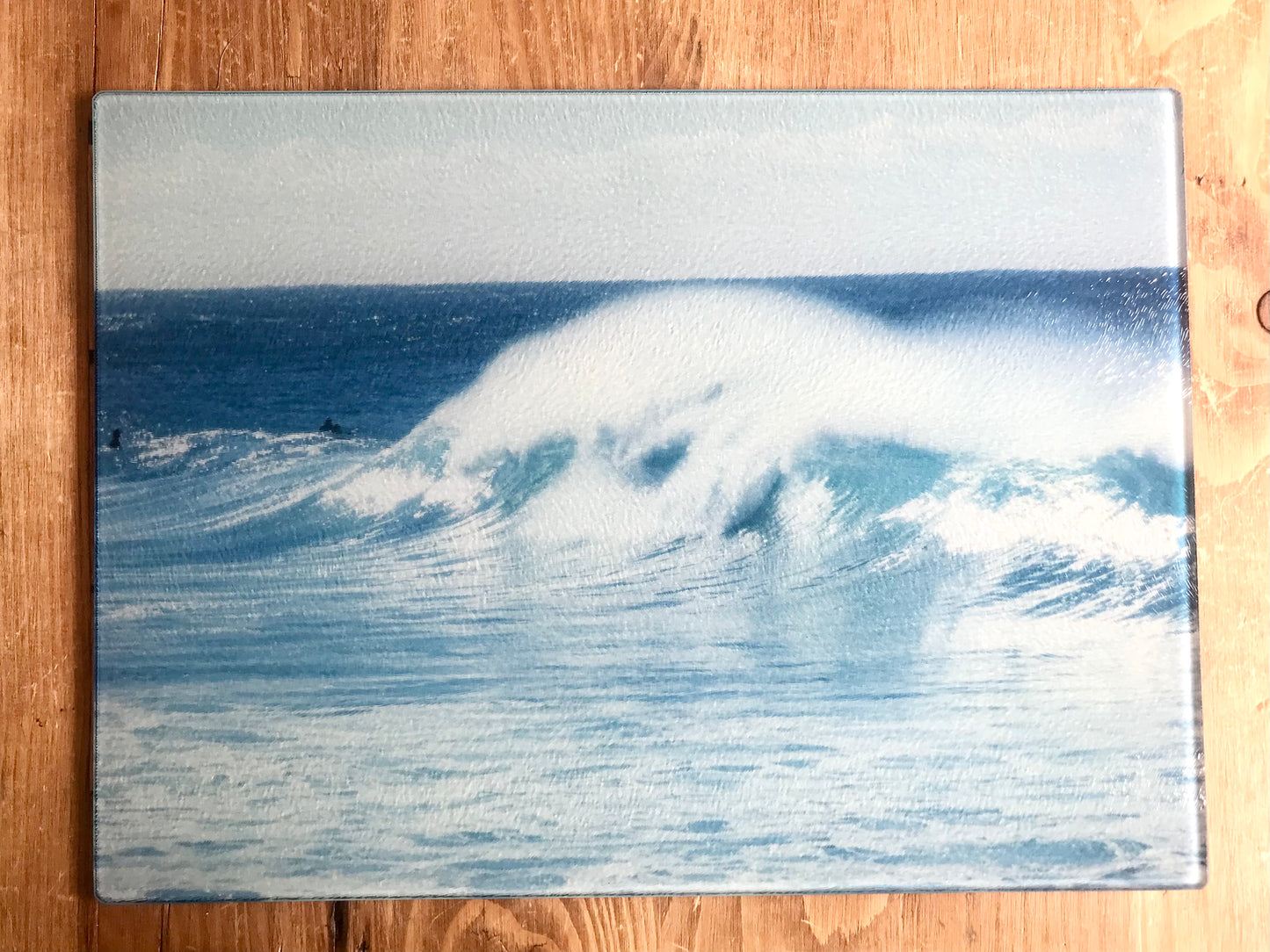 Ocean Wave Glass Chopping Board