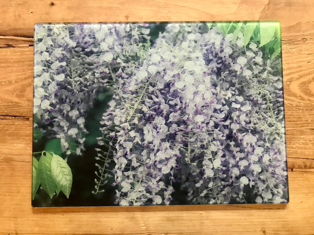 Wisteria Glass Chopping Board