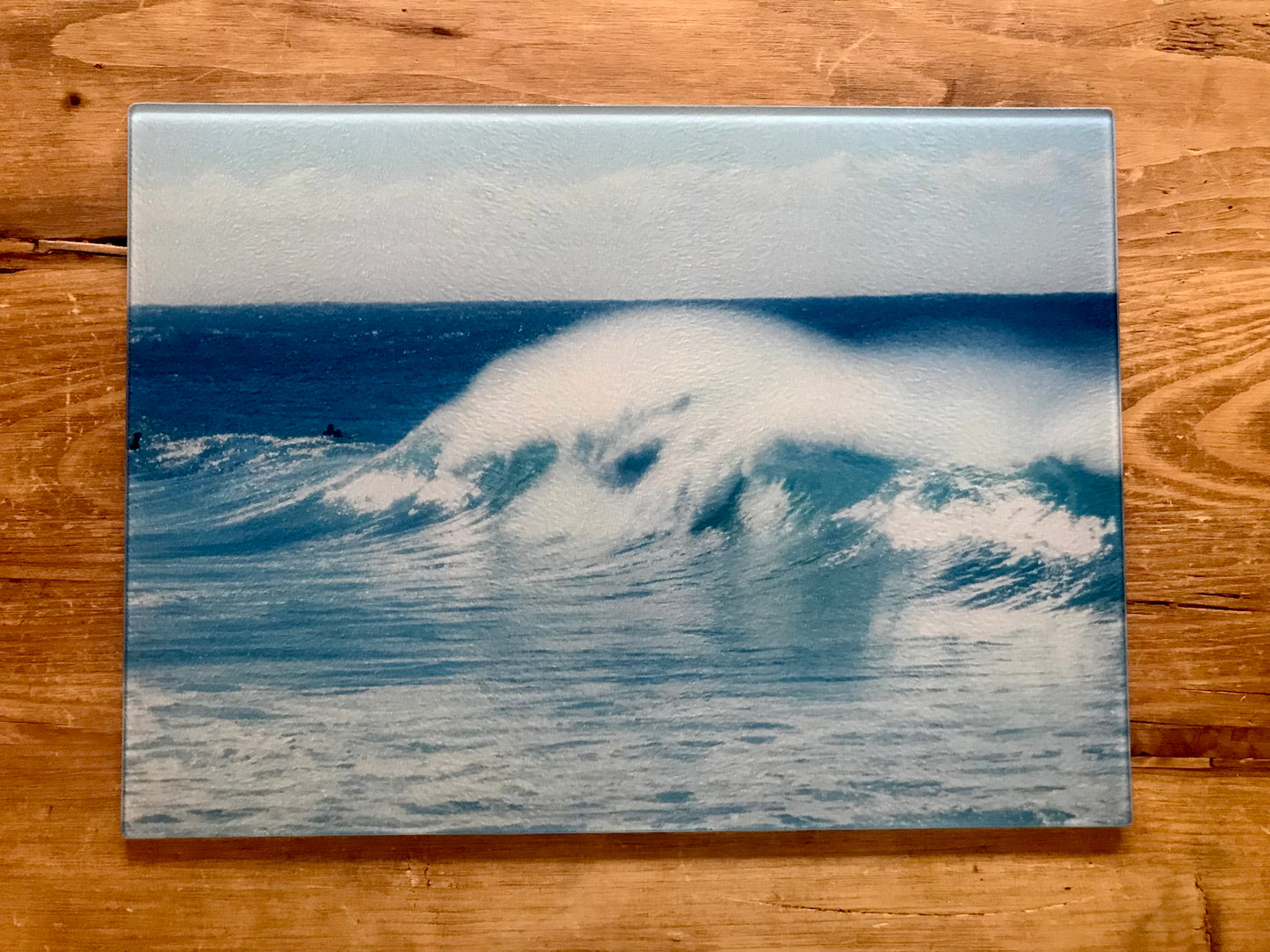 Ocean Wave Glass Chopping Board