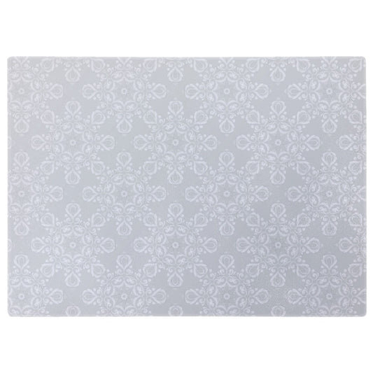 Grey Geometric Chopping Board